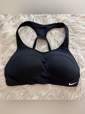 Nike Dri-FIT Alpha Sports Bra Womens S Black High Support Gym Yoga Activewear